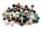 Gemstone Bead Charm Mix, 20 pieces, Assorted Stone Dangles, Adorabilities